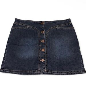 Mossimo Vintage Dark Denim Mini Skirt